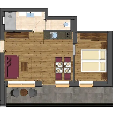 Aparthotel Dorfplatzl Garni Apartments & B&B Tux