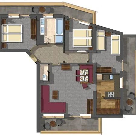 Aparthotel Dorfplatzl Garni Apartments & B&B Aparthotel Tux